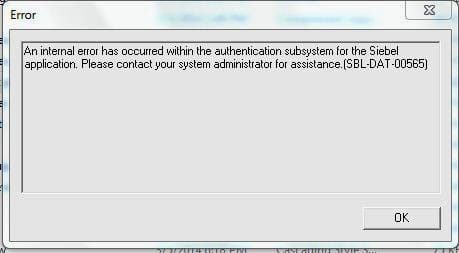 Siebel Troubleshooter