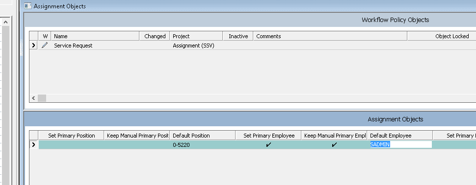 Assignment Manager - Default Employee
