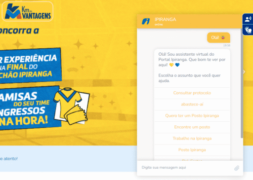 Chatbot Ipiranga