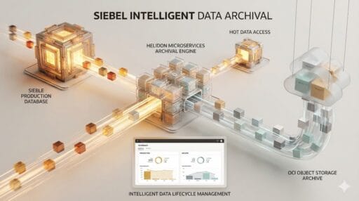 Intelligent Data Archival - Performance - microserviços - Siebel 25.12