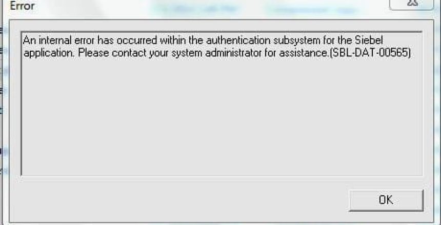 Siebel Troubleshooter