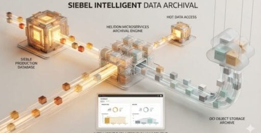 Intelligent Data Archival - Performance - microserviços - Siebel 25.12